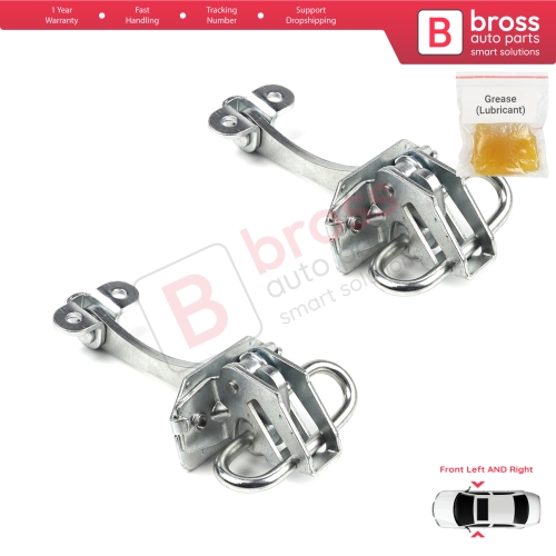 2 Pieces Front Door Hinge Stop Check Strap Limiter for Fiat Doblo Box Van Cargo MPV 119 223 2000-2010 51772768 