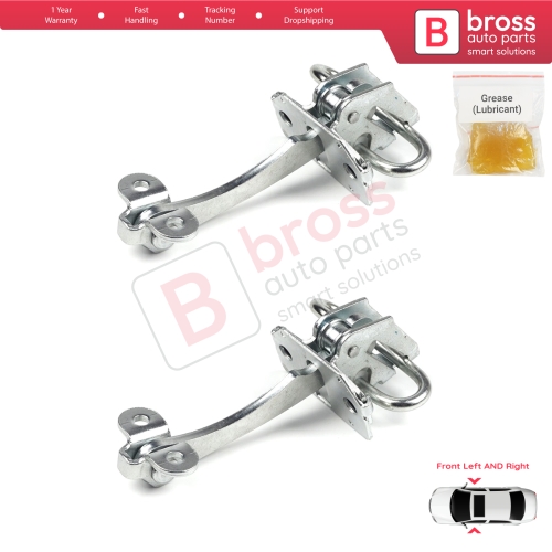 2 Pieces Front Door Hinge Stop Check Strap Limiter for Fiat Doblo Box Van Cargo MPV 119 223 2000-2010 51772768 