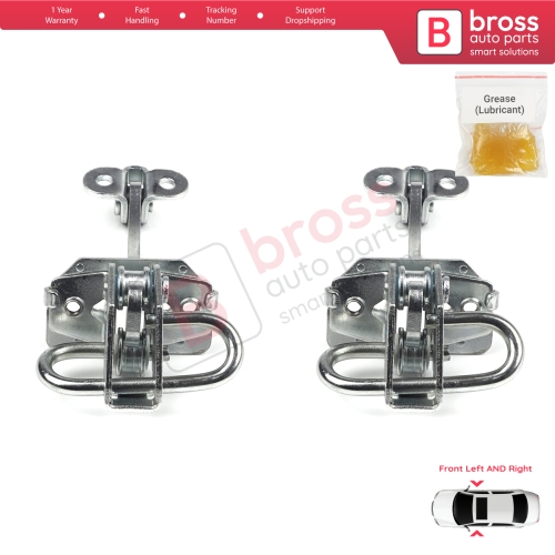 2 Pieces Front Door Hinge Stop Check Strap Limiter for Fiat Doblo Box Van Cargo MPV 119 223 2000-2010 51772768 