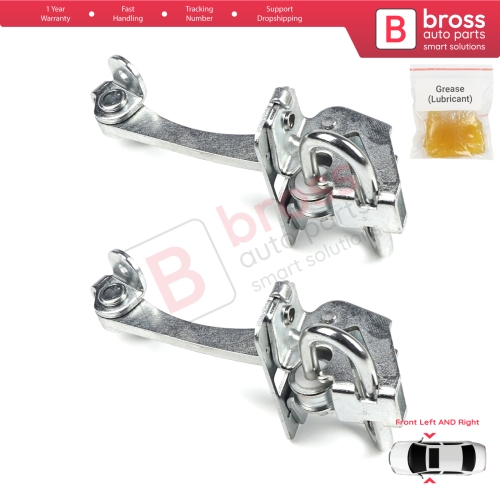 2 Pieces Front Door Hinge Stop Check Strap Limiter for Fiat Doblo Box Van Cargo MPV 119 223 2000-2010 51772768 