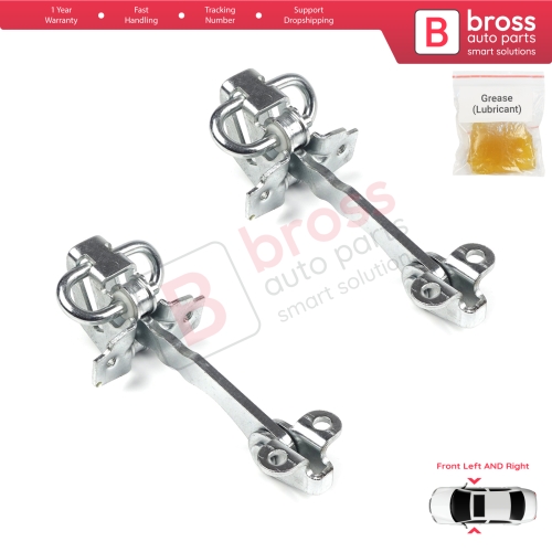 2 Pieces Front Door Hinge Stop Check Strap Limiter for Fiat Siena Palio 178 1996-2016 Albea Strada MK1 278 46844990 