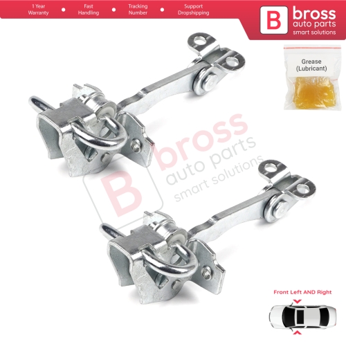 2 Pieces Front Door Hinge Stop Check Strap Limiter for Fiat Siena Palio 178 1996-2016 Albea Strada MK1 278 46844990 
