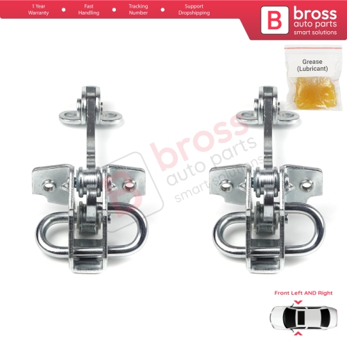 2 Pieces Front Door Hinge Stop Check Strap Limiter for Fiat Siena Palio 178 1996-2016 Albea Strada MK1 278 46844990 