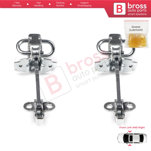 2 Pieces Front Door Hinge Stop Check Strap Limiter for Fiat Siena Palio 178 1996-2016 Albea Strada MK1 278 46844990 