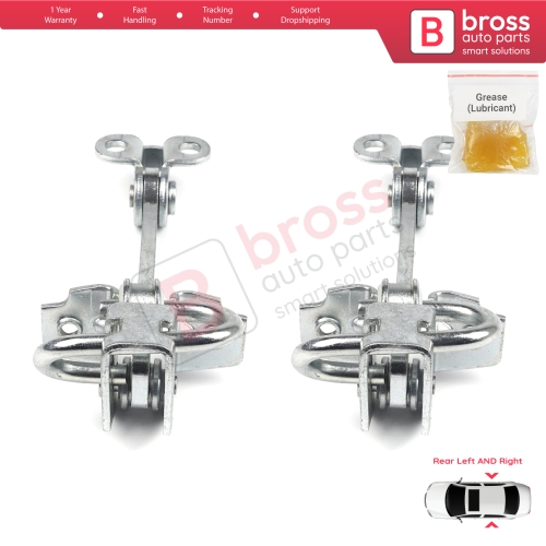 2 Pieces Rear Door Hinge Stop Check Strap Limiter for Fiat Siena Palio 178 1996-2016 Albea Strada MK1 278 46845412 