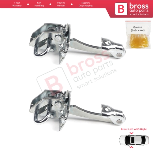 2 Pieces Front Door Hinge Stop Check Strap Limiter for Fiat Linea 323 110 Punto Grande Punto Evo 199 51799767