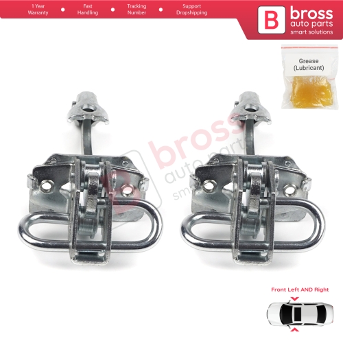 2 Pieces Front Door Hinge Stop Check Strap Limiter for Fiat Linea 323 110 Punto Grande Punto Evo 199 51799767