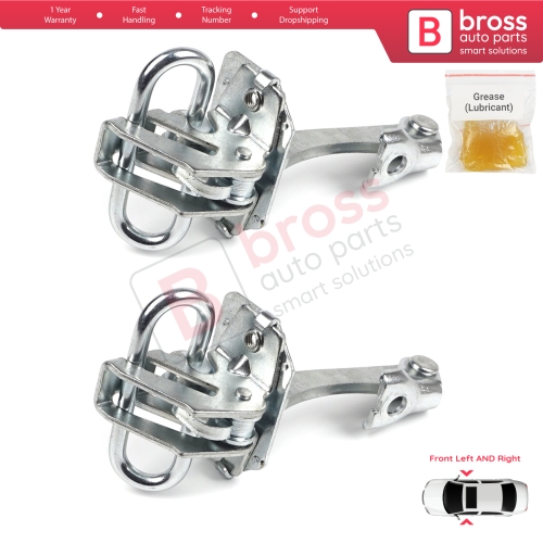 2 Pieces Front Door Hinge Stop Check Strap Limiter for Fiat Linea 323 110 Punto Grande Punto Evo 199 51799767