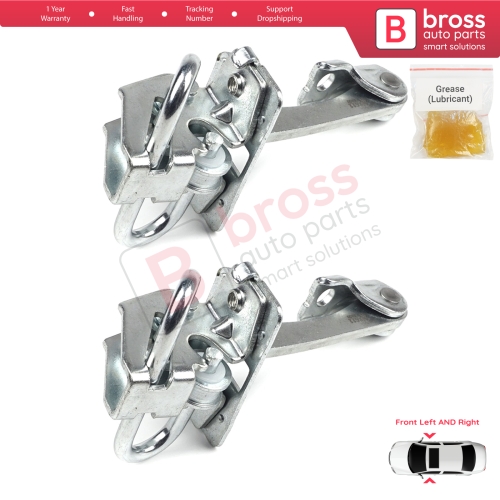 2 Pieces Front Door Hinge Stop Check Strap Limiter for Fiat Linea 323 110 Punto Grande Punto Evo 199 51799767
