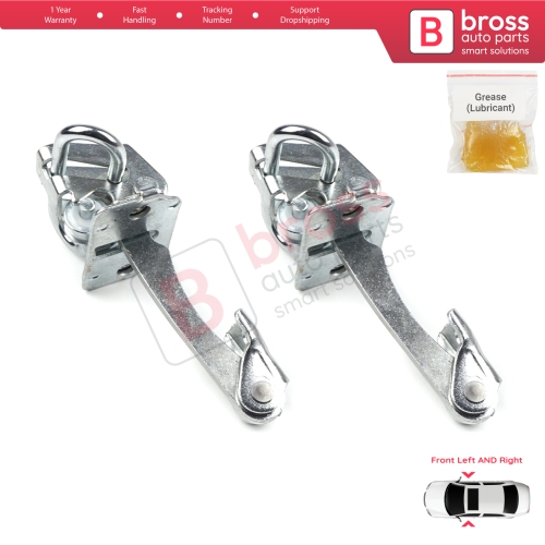 2 Pieces Front Door Hinge Stop Check Strap Limiter for Fiat Linea 323 110 Punto Grande Punto Evo 199 51799767