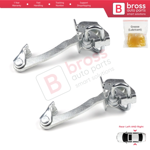 2 Pieces Rear Door Hinge Stop Check Strap Limiter for Fiat Linea 323 110 Punto Grande Punto Evo 199 51799769