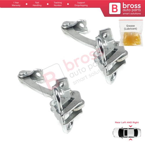 2 Pieces Rear Door Hinge Stop Check Strap Limiter for Fiat Linea 323 110 Punto Grande Punto Evo 199 51799769