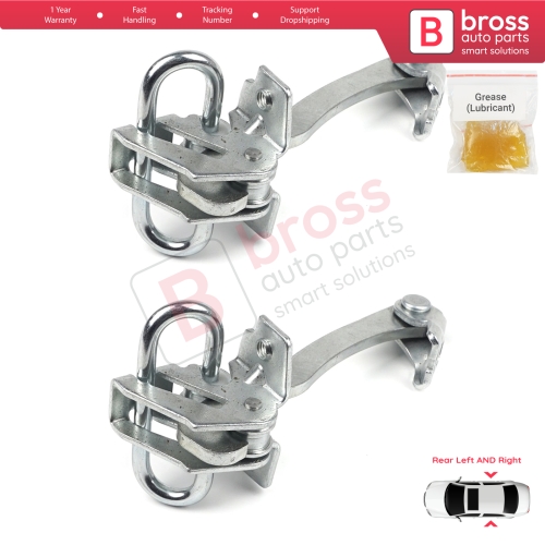 2 Pieces Rear Door Hinge Stop Check Strap Limiter for Fiat Linea 323 110 Punto Grande Punto Evo 199 51799769