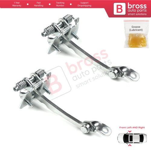 2 Pieces Front Door Hinge Stop Check Strap Limiter for Renault Kangoo MK2 824308607R 