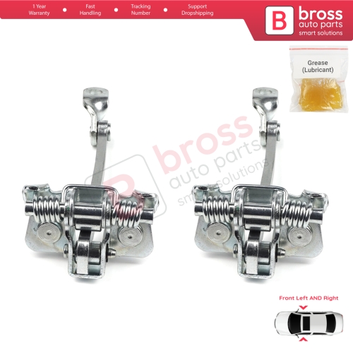 2 Pieces Front Door Hinge Stop Check Strap Limiter for Renault Kangoo MK2 824308607R 