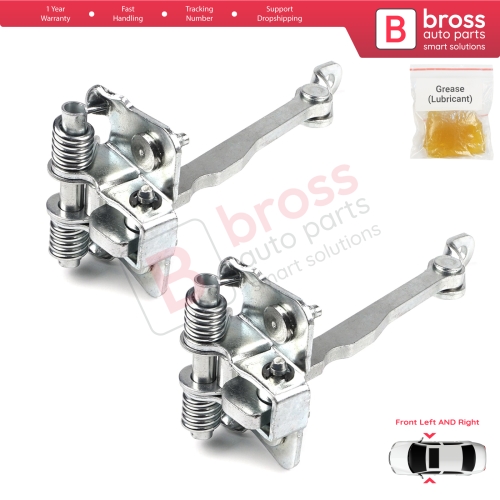 2 Pieces Front Door Hinge Stop Check Strap Limiter for Renault Kangoo MK2 824308607R 