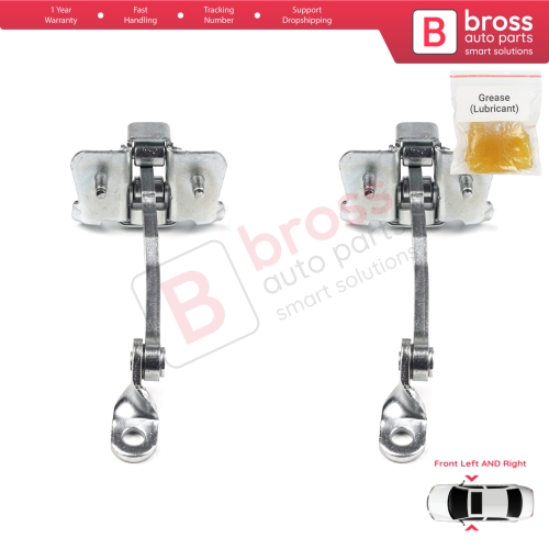 2 Pieces Front Door Hinge Stop Check Strap Limiter for Renault Kangoo MK2 824308607R 