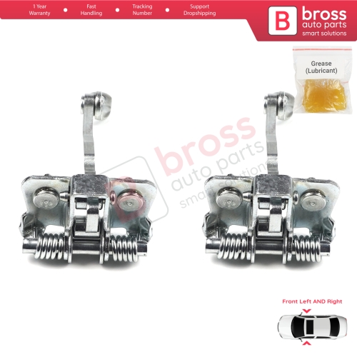2 Pieces Front Door Hinge Stop Check Strap Limiter for Renault Kangoo MK2 824308607R 