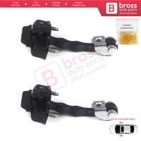 2 Pieces Front Door Hinge Stop Check Strap Limiter 4694080 for Fiat Doblo 263 Citroen Nemo Peugeot Bipper Opel Combo D