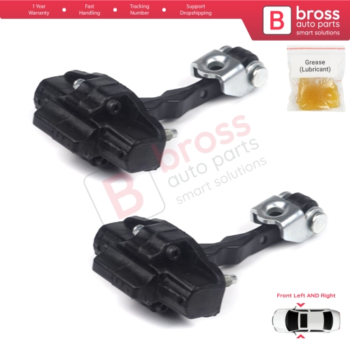 2 Pieces Front Door Hinge Stop Check Strap Limiter 4694080 for Fiat Doblo 263 Citroen Nemo Peugeot Bipper Opel Combo D