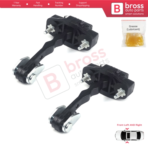 2 Pieces Front Door Hinge Stop Check Strap Limiter 4694080 for Fiat Doblo 263 Citroen Nemo Peugeot Bipper Opel Combo D