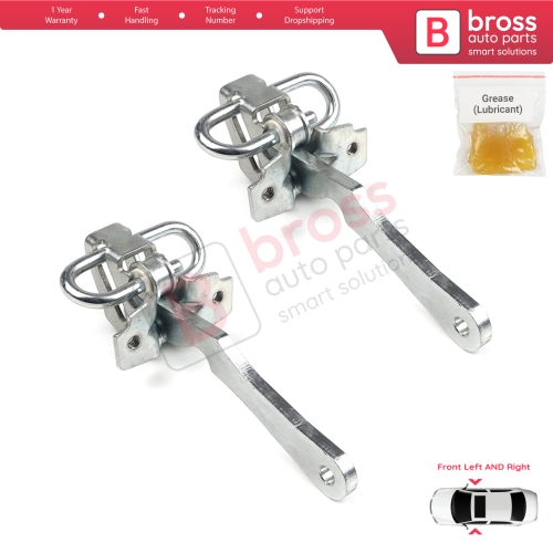 2 Pieces Front Door Hinge Stop Check Strap Limiter for Fiat Ducato MK2 230 244 1994-2006 1328196080 