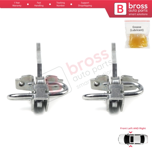 2 Pieces Front Door Hinge Stop Check Strap Limiter for Fiat Ducato MK2 230 244 1994-2006 1328196080 