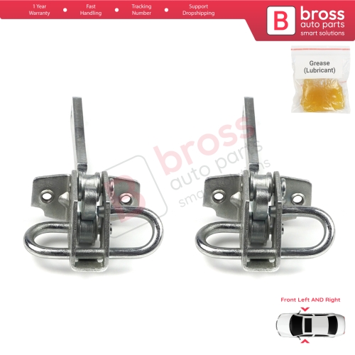 2 Pieces Front Door Hinge Stop Check Strap Limiter for Fiat Ducato MK2 230 244 1994-2006 1328196080 