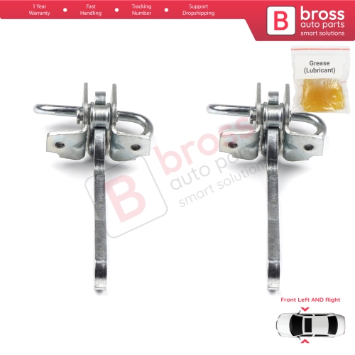 2 Pieces Front Door Hinge Stop Check Strap Limiter for Fiat Ducato MK2 230 244 1994-2006 1328196080 