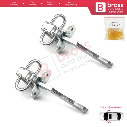 2 Pieces Front Door Hinge Stop Check Strap Limiter for Fiat Ducato MK2 230 244 1994-2006 1328196080 