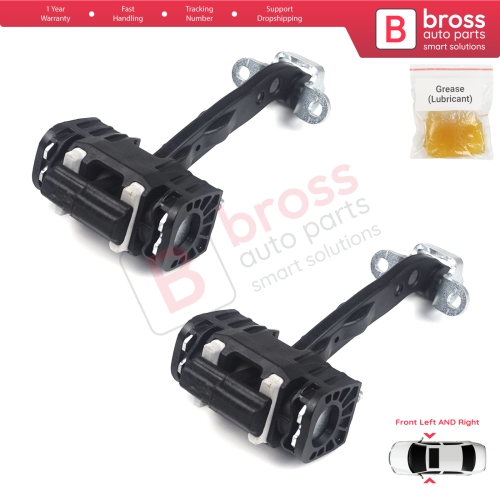 2 Pieces Front Door Hinge Stop Check Strap Limiter for Fiat Ducato Peugeot Boxer Manager 250 290 2006-On 9181N9 