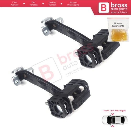 2 Pieces Front Door Hinge Stop Check Strap Limiter for Fiat Ducato Peugeot Boxer Manager 250 290 2006-On 9181N9 