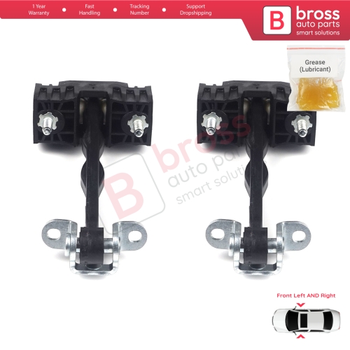 2 Pieces Front Door Hinge Stop Check Strap Limiter for Fiat Ducato Peugeot Boxer Manager 250 290 2006-On 9181N9 