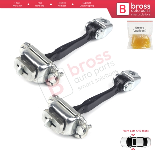 2 Pieces Front Door Hinge Stop Check Strap Limiter for Ford Fiesta MK5 JH JD 2002-2008 Fusion JU 5S6AA23500AB 