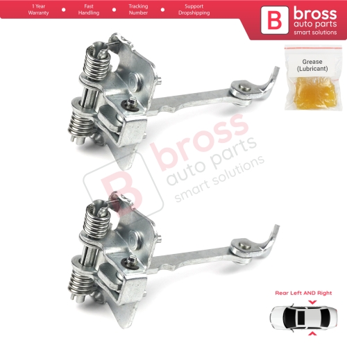 2 Pieces Rear Door Hinge Stop Check Strap Limiter for Renault 19 21 7702253350 