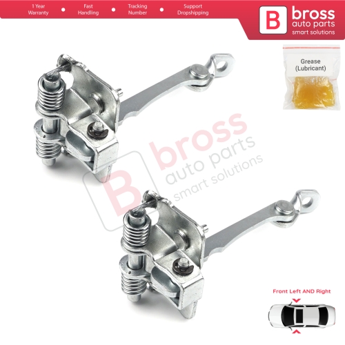 2 Pieces Front Door Hinge Stop Check Strap Limiter for Renault Megane MK1 4/5 Door 1996-2003 7700828427