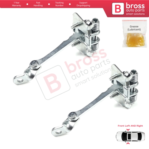 2 Pieces Front Door Hinge Stop Check Strap Limiter for Renault Megane MK1 4/5 Door 1996-2003 7700828427