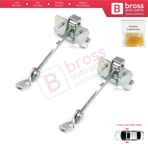 2 Pieces Front Door Hinge Stop Check Strap Limiter for Renault Scenic MK1 JA0/1 1996-2003 7700834326 
