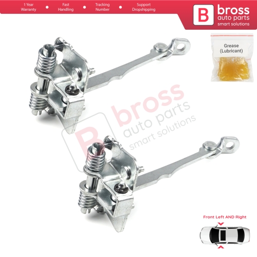 2 Pieces Front Door Hinge Stop Check Strap Limiter for Renault Scenic MK1 JA0/1 1996-2003 7700834326 