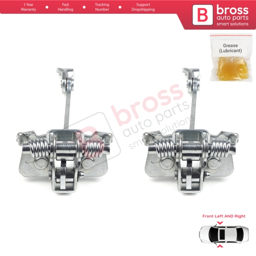 2 Pieces Front Door Hinge Stop Check Strap Limiter for Renault Scenic MK1 JA0/1 1996-2003 7700834326 