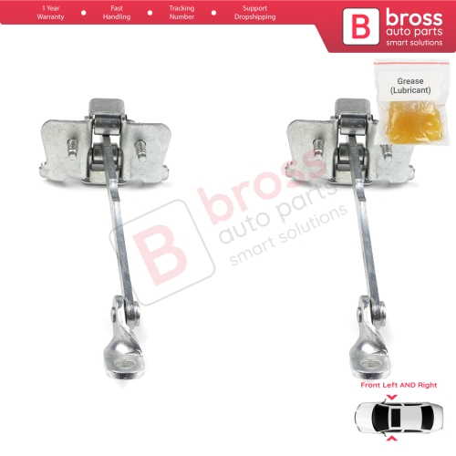 2 Pieces Front Door Hinge Stop Check Strap Limiter for Renault Scenic MK1 JA0/1 1996-2003 7700834326 