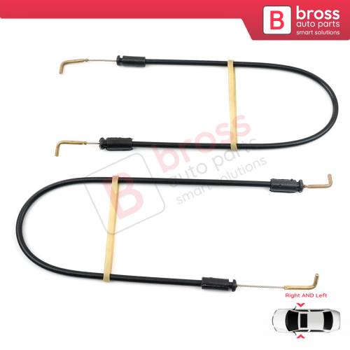 2 Pieces Inner Door Release Locking Latch Bowden Cable Front 813101E030 for Hyundai Accent MC 4/5 Door NOT FOR 2/3 DOORS