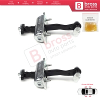2 Pieces Front OR Rear Door Hinge Stop Check Strap Limiter for Ford Focus MK2 Kuga MK1 C Max MK1 3M51R23500AJ