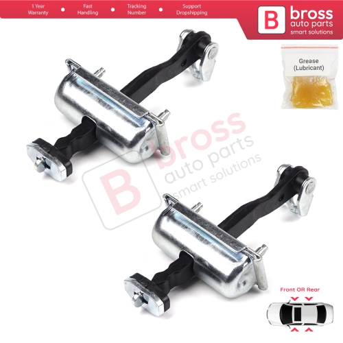 2 Pieces Front OR Rear Door Hinge Stop Check Strap Limiter for Ford Focus MK2 Kuga MK1 C Max MK1 3M51R23500AJ