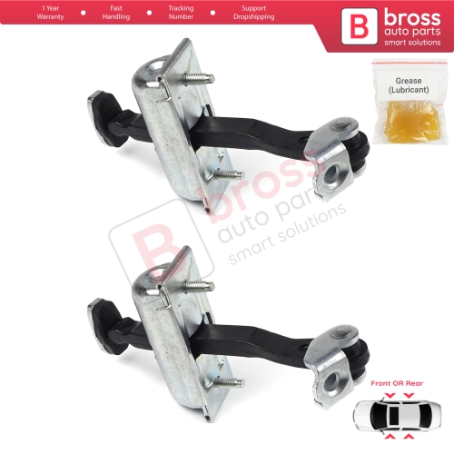 2 Pieces Front OR Rear Door Hinge Stop Check Strap Limiter for Ford Focus MK2 Kuga MK1 C Max MK1 3M51R23500AJ