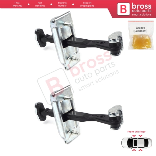 2 Pieces Front OR Rear Door Hinge Stop Check Strap Limiter for Ford Focus MK2 Kuga MK1 C Max MK1 3M51R23500AJ