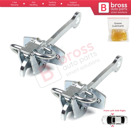2 Pieces Front Door Hinge Stop Check Strap Limiter for Vauxhall Opel Vectra B 1995-2002 5160228 