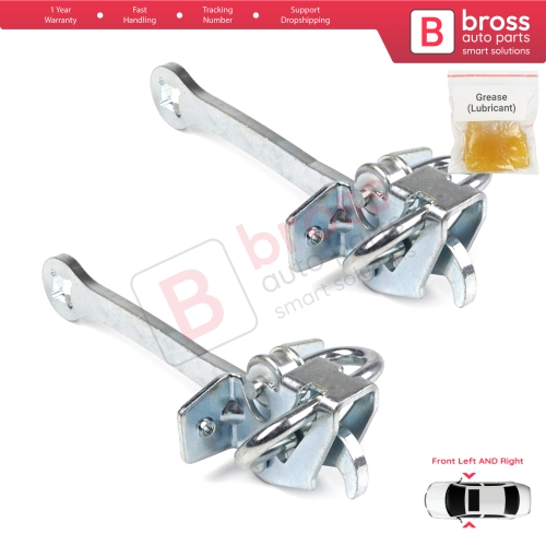 2 Pieces Front Door Hinge Stop Check Strap Limiter for Vauxhall Opel Vectra B 1995-2002 5160228 