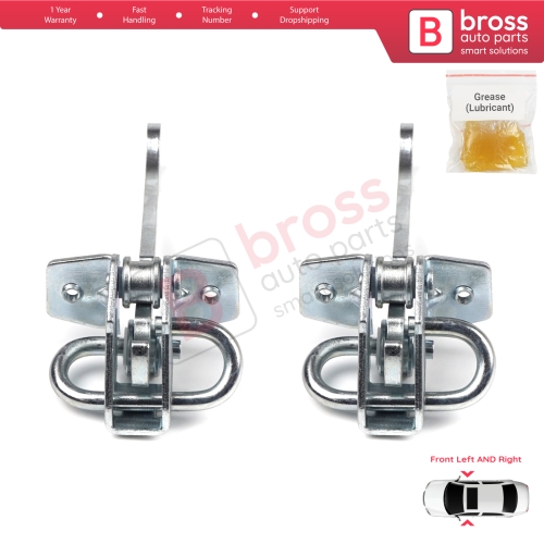 2 Pieces Front Door Hinge Stop Check Strap Limiter for Vauxhall Opel Vectra B 1995-2002 5160228 