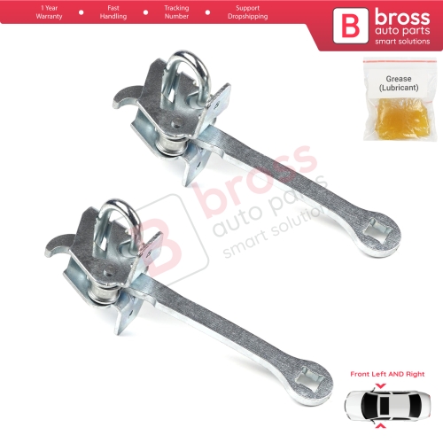 2 Pieces Front Door Hinge Stop Check Strap Limiter for Vauxhall Opel Vectra B 1995-2002 5160228 